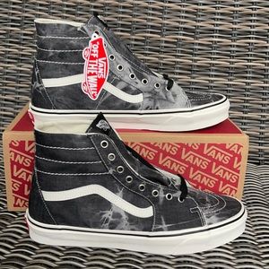 Vans Sk8-Hi Tapered Denim Destroy black/marshmallow MENS